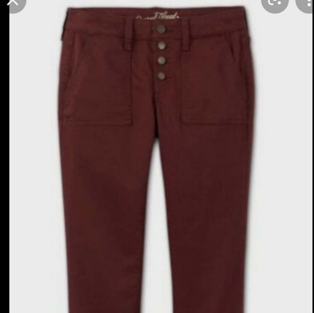 NWT! Universal Thread Burgundy Skinny Pant